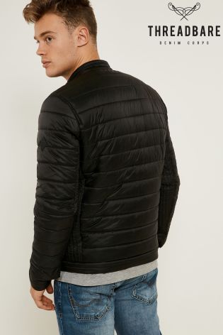 Threadbare Quilted Biker Jacket